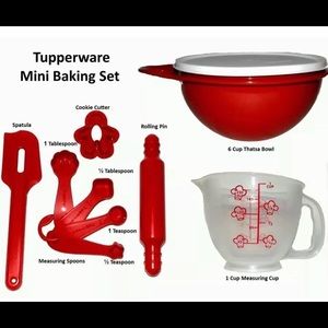 Tupperware kids first baking set
